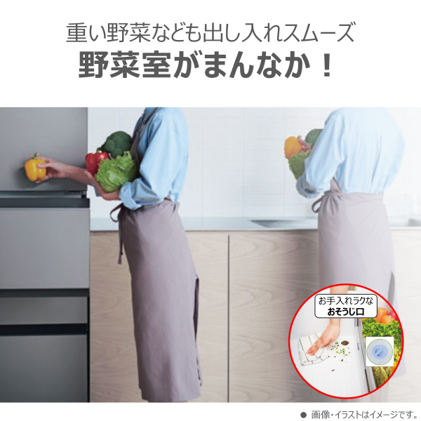5ドア 冷凍冷蔵庫 VEGETA(（EC）サテンゴールド): 家電商品｜東芝