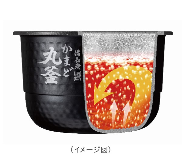 備長炭かまど丸釜