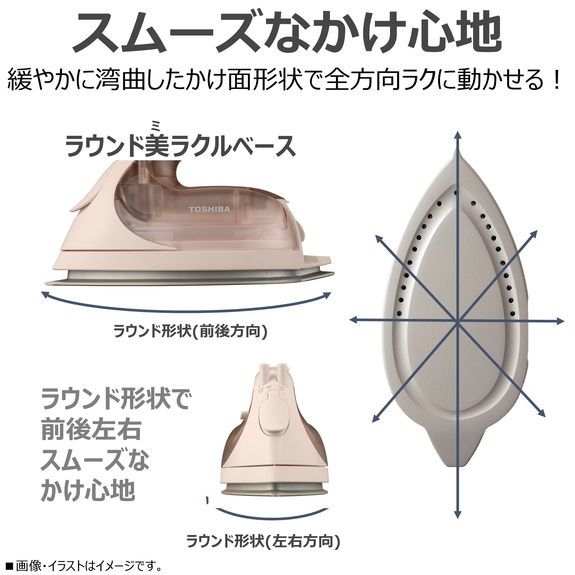 【専用‼︎】〜プロフィール確認様　CECIA セシア コードレス アイロン La・Coo(（P）アイボリーピンク): 家電商品｜東芝